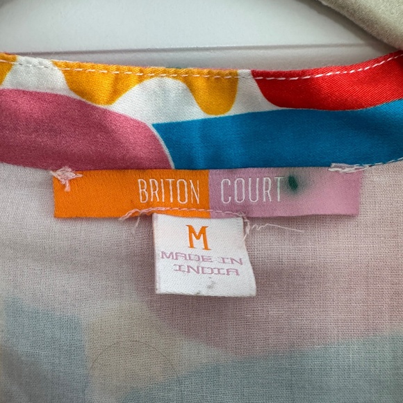 Briton Court Midi multicolor dress size Medium - Picture 3 of 3